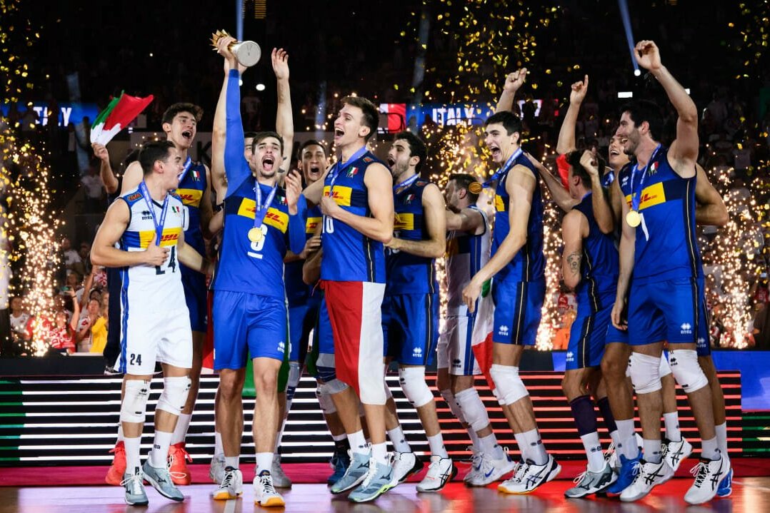 I giocatori di pallavolo italiani sono diventati campioni del mondo dopo una pausa di 24 anni