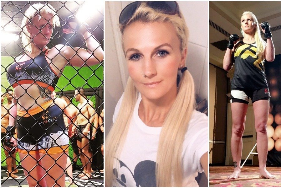 &nbsp;Belgijos MMA kovotoja 35-erių Cindy Dandois skaudžiai pajautė...