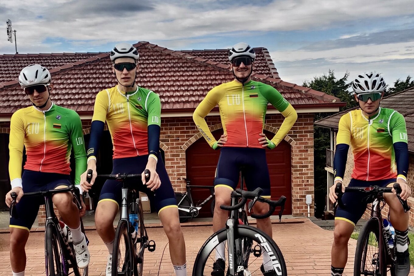 Ci sono cinque rappresentanti lituani al Campionato mondiale di ciclismo su strada in Australia